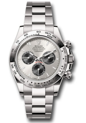 Rolex Daytona Cosmograph Daytona White Gold Silver And Black Index Dial - Oyster Bracelet 126509